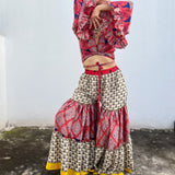 Conjunto de Seda India
