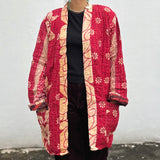 Abrigo Vintage “Kantha” con Bordados a Mano de la India (Algodón)