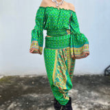 Conjunto de Seda India