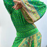 Conjunto de Seda India