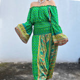 Conjunto de Seda India