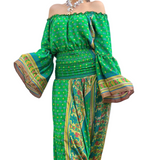 Conjunto de Seda India