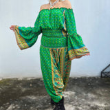 Conjunto de Seda India