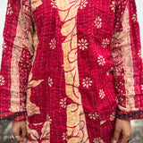 Abrigo Vintage “Kantha” con Bordados a Mano de la India (Algodón)