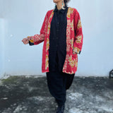 Abrigo Vintage “Kantha” con Bordados a Mano de la India (Algodón) Unisex