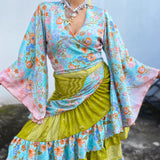Conjunto de Seda India