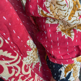 Abrigo Vintage “Kantha” con Bordados a Mano de la India (Algodón) Unisex