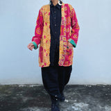 Abrigo Vintage “Kantha” con Bordados a Mano de la India (Algodón) Unisex