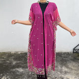 Kimono Vintage Bordado de India