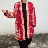 Abrigo Vintage “Kantha” con Bordados a Mano de la India (Algodón)