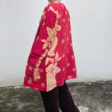 Abrigo Vintage “Kantha” con Bordados a Mano de la India (Algodón)