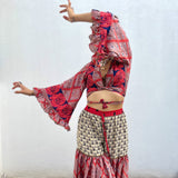 Conjunto de Seda India