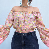 Blusa Bohemia de Seda