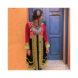 Abrigo y Vestido Gitano y Artesanal de Terciopelo
