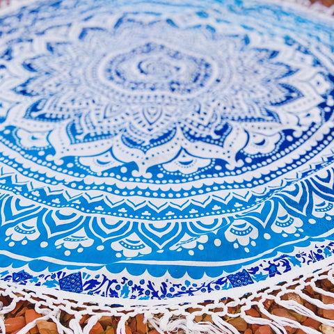 Manta de Mándala con Algodón Hecho en India